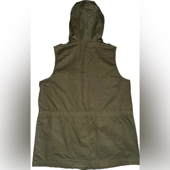 NWT Romeo & Juliet Hooded Cargo Patch Work Khaki Vest Sizes M - Picture 5 of 8